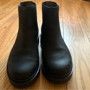 Sorel Revel RD Black Ankle Boots